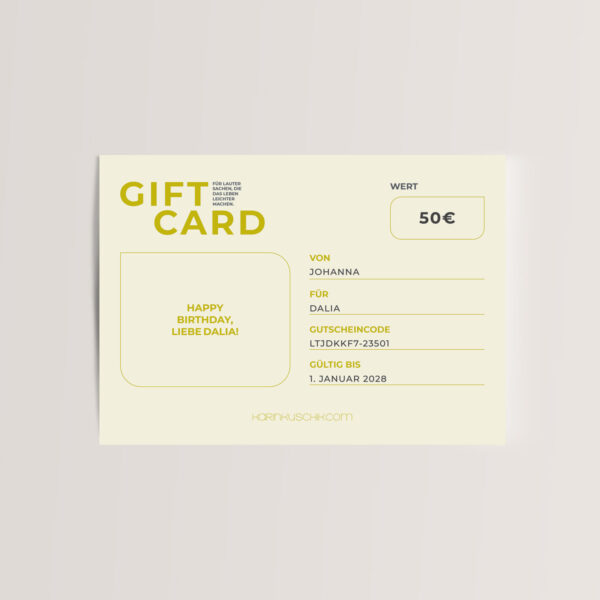 Gift Card – Bild 2